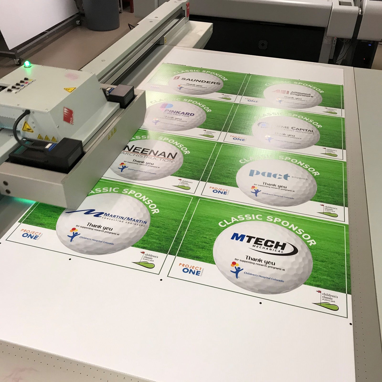 Signage Donation for the Children's Classic at Perry Park